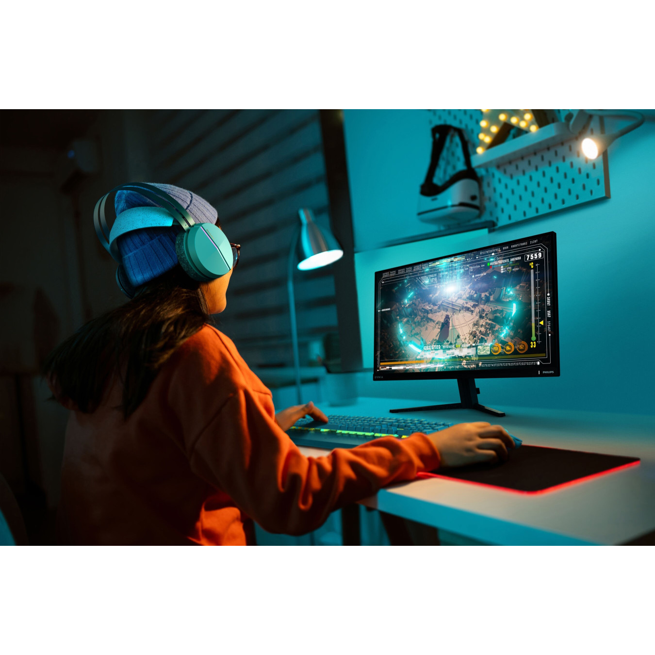 Philips Evnia 3000 - 24M2N3200S - 24in FHD IPS Gaming Monitor, 180Hz, 1ms GTG, HDR10, 2x HDMI + DP1.4, Black