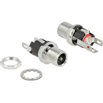 Connector DC 5.5 x 2.1 x 12.0mm socket for installation, plug — Buy in Cyprus with Fast Delivery