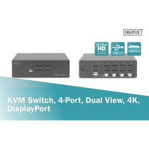 KVM-Switch DisplayPort 4x 1 — Buy in Cyprus with Fast Delivery