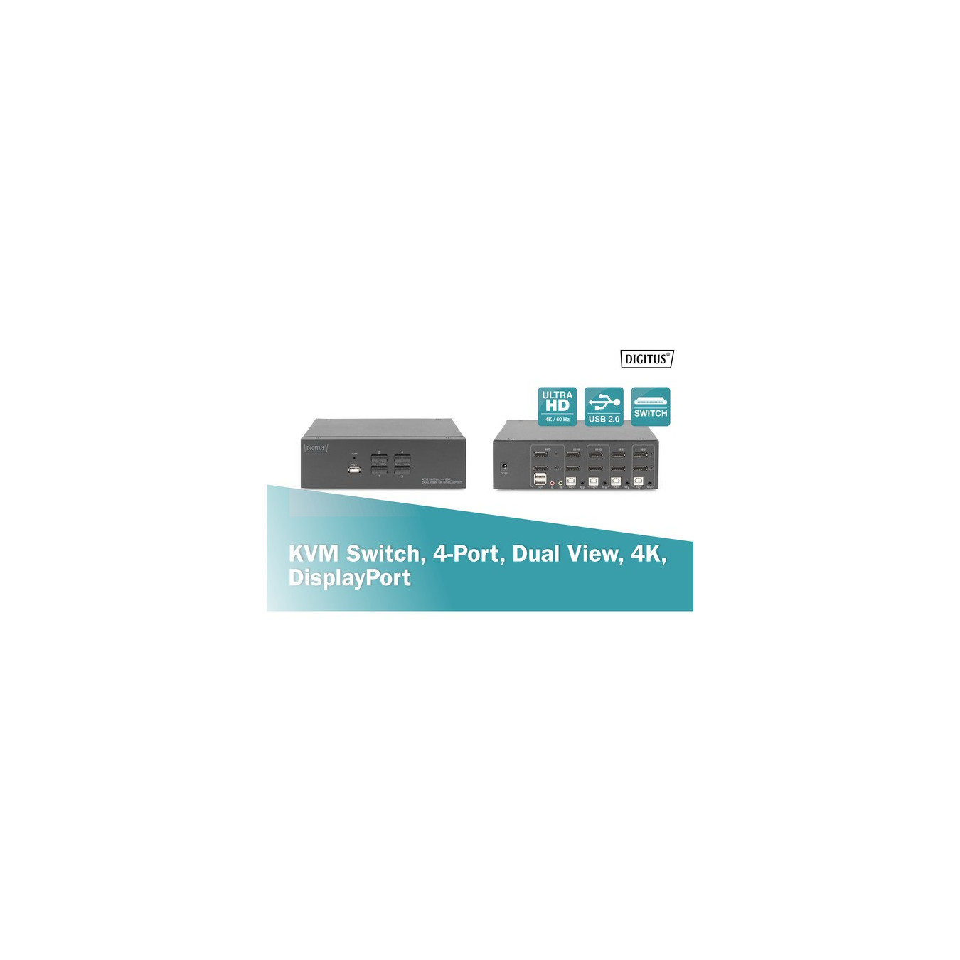 KVM-Switch DisplayPort 4x 1 — Buy in Cyprus with Fast Delivery