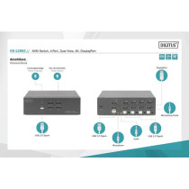 KVM-Switch DisplayPort 4x 1 — Buy in Cyprus with Fast Delivery