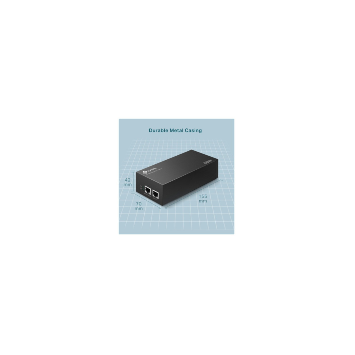 TP-Link POE170S - PoE++ Single-Port Injector Adapter - Plug-and-Play Ethernet Power — Buy in Cyprus with Fast Delivery