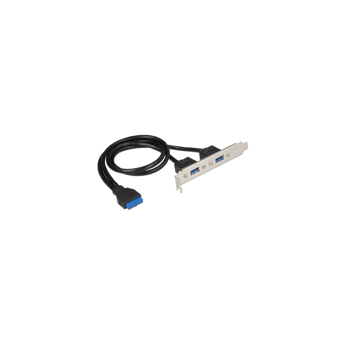 Delock 84836 - USB 3.0 Slot Bracket 19-pin to 2x Type-A | Armenius Store
