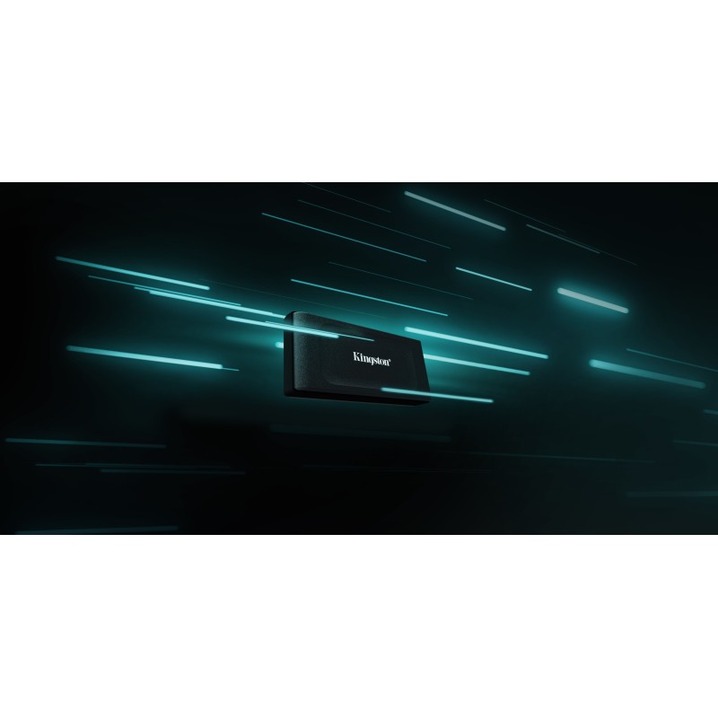 Buy Kingston XS1000 Portable SSD - 2TB, USB-C/USB-A, up to 1,050MB/s, Black/Red in Cyprus, Nicosia, Limassol, Larnaka, Pafos