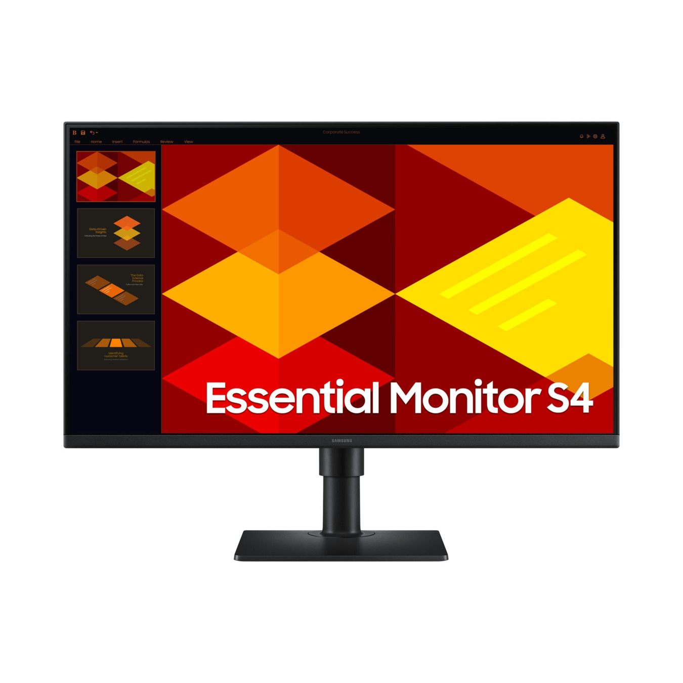 Samsung S27D400GAU (S40GD Series) - 27" IPS Full HD Monitor, 100Hz, 2xHDMI 1.4, DP 1.2, USB Hub, Height/Swivel/Pivot, Black