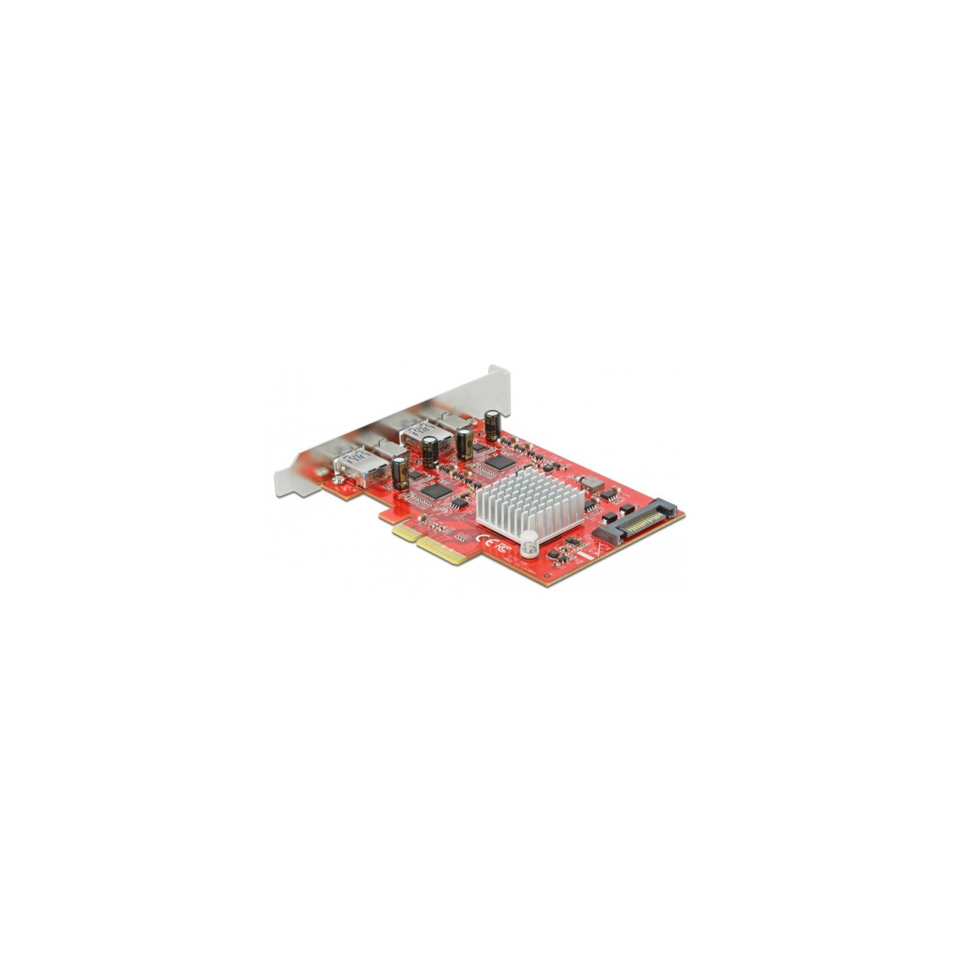 PCIe x4 to 2x USB 3.2 Gen 2 Typ-A + 2x USB-C, USB-Controller — Buy in Cyprus with Fast Delivery
