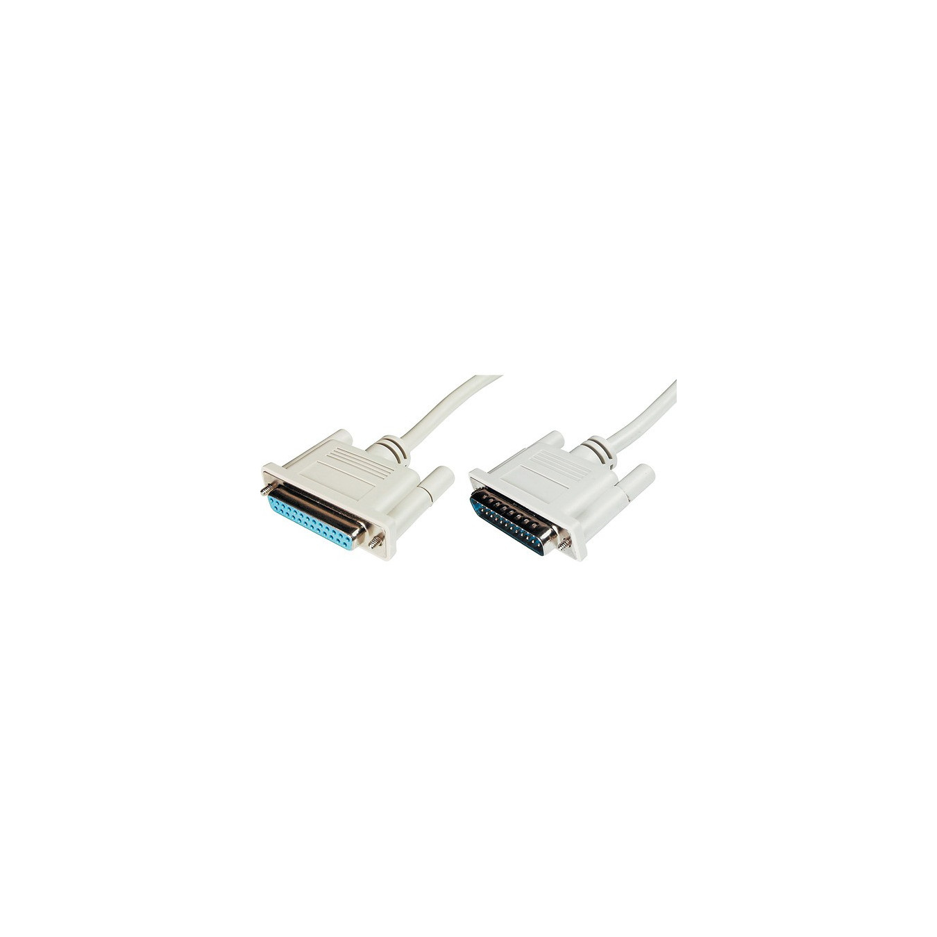 Serial data transfer extension cable, D-Sub25 (male) to D-Sub25 (female) — Buy in Cyprus with Fast Delivery