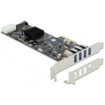 PCIe x4 to 4x extern USB 3.2 Gen 1 Typ-A, USB-Controller — Buy in Cyprus with Fast Delivery