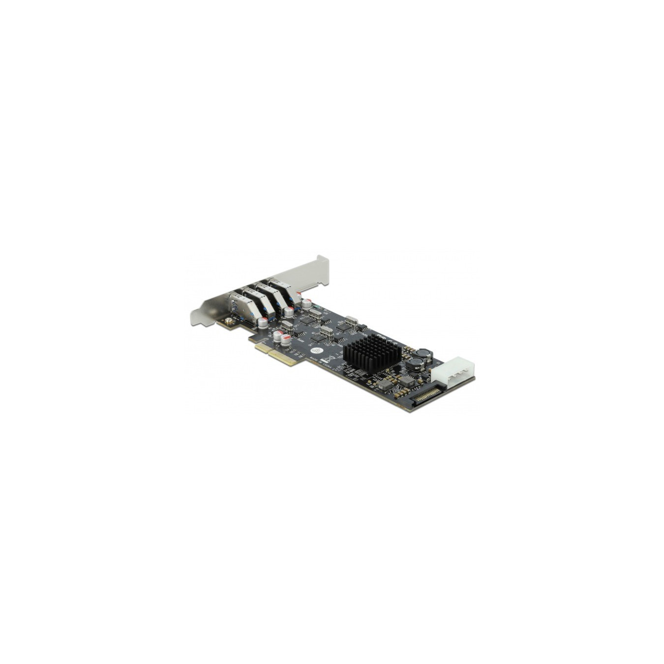 PCIe x4 to 4x extern USB 3.2 Gen 1 Typ-A, USB-Controller — Buy in Cyprus with Fast Delivery