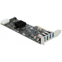 PCIe x4 to 4x extern USB 3.2 Gen 1 Typ-A, USB-Controller — Buy in Cyprus with Fast Delivery