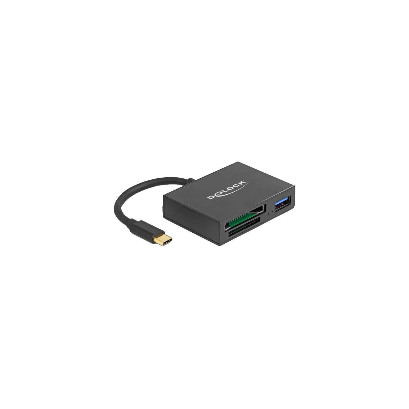 USB-C Card Reader for XQ and SD with USB 5 Gbps Type-A port, card reader — Buy in Cyprus with Fast Delivery