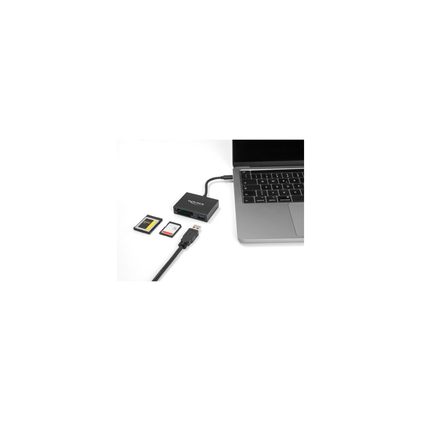 USB-C Card Reader for XQ and SD with USB 5 Gbps Type-A port, card reader — Buy in Cyprus with Fast Delivery
