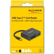 USB-C Card Reader for XQ and SD with USB 5 Gbps Type-A port, card reader — Buy in Cyprus with Fast Delivery