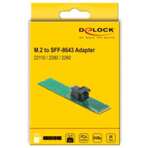 M.2 Key M to SFF-8643 NVMe 22110 2280 2260, interface card — Buy in Cyprus with Fast Delivery