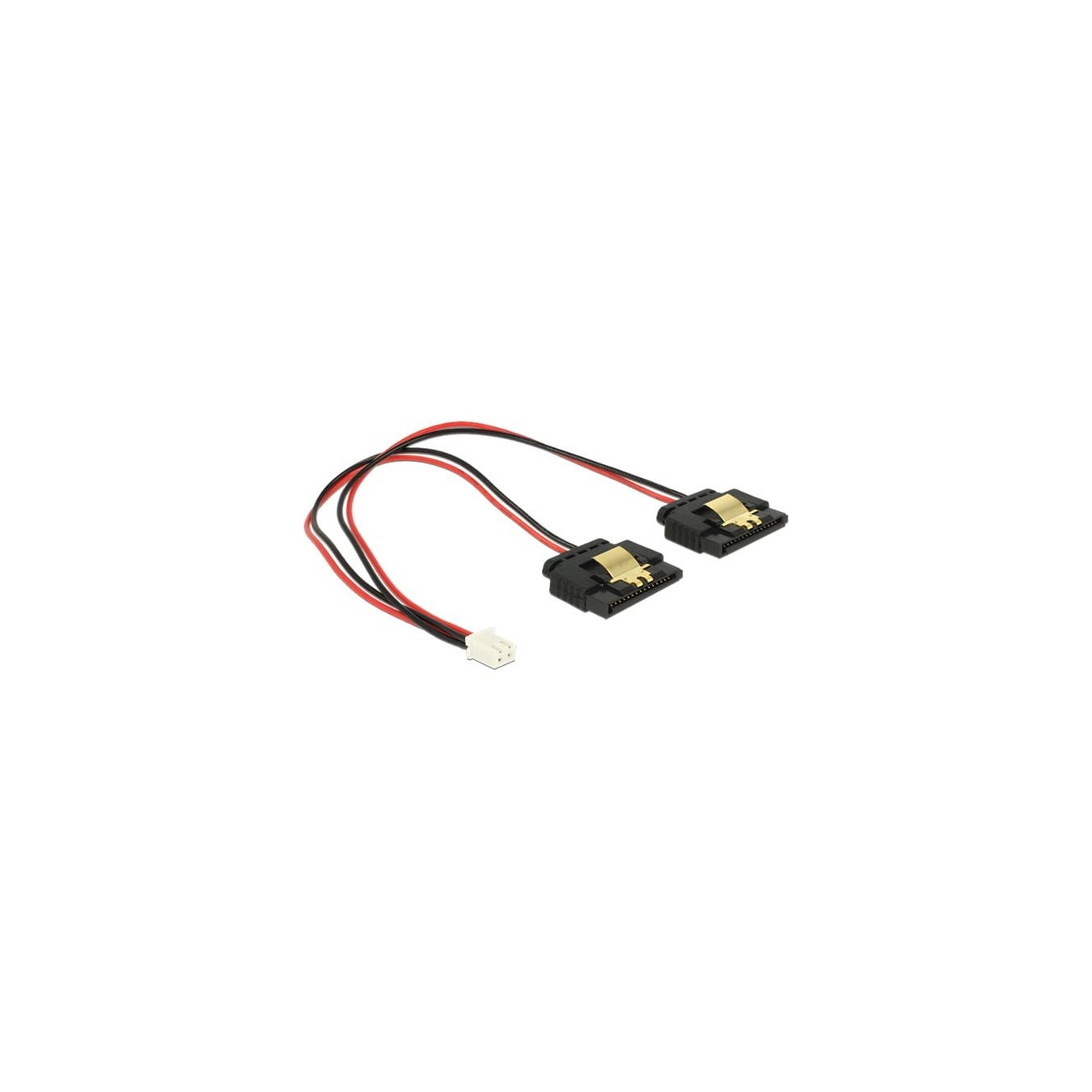 2Pin socket to 2x SATA 15Pin socket, Y-cable — Buy in Cyprus with Fast Delivery