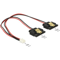2Pin socket to 2x SATA 15Pin socket, Y-cable — Buy in Cyprus with Fast Delivery