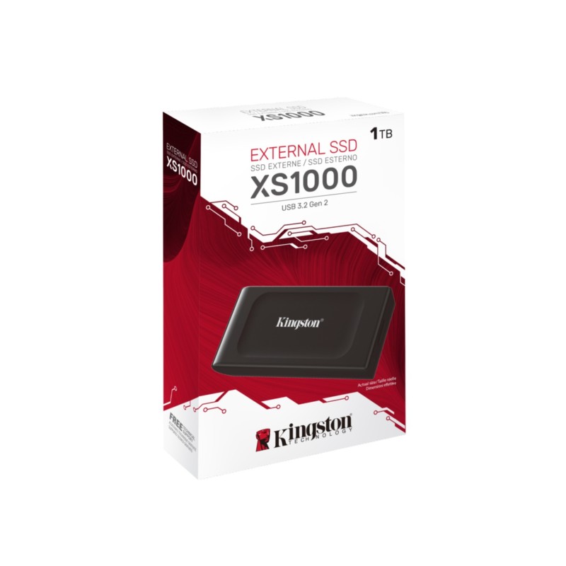 Buy Kingston XS1000 Portable External SSD - XS1000 - 1TB, USB-C/USB-A, up to 105... in Cyprus, Nicosia, Limassol, Larnaka, Pafos