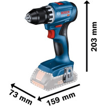 Cordless drill driver GSR 18V-45 Professional, 18 volts — Buy in Cyprus with Fast Delivery