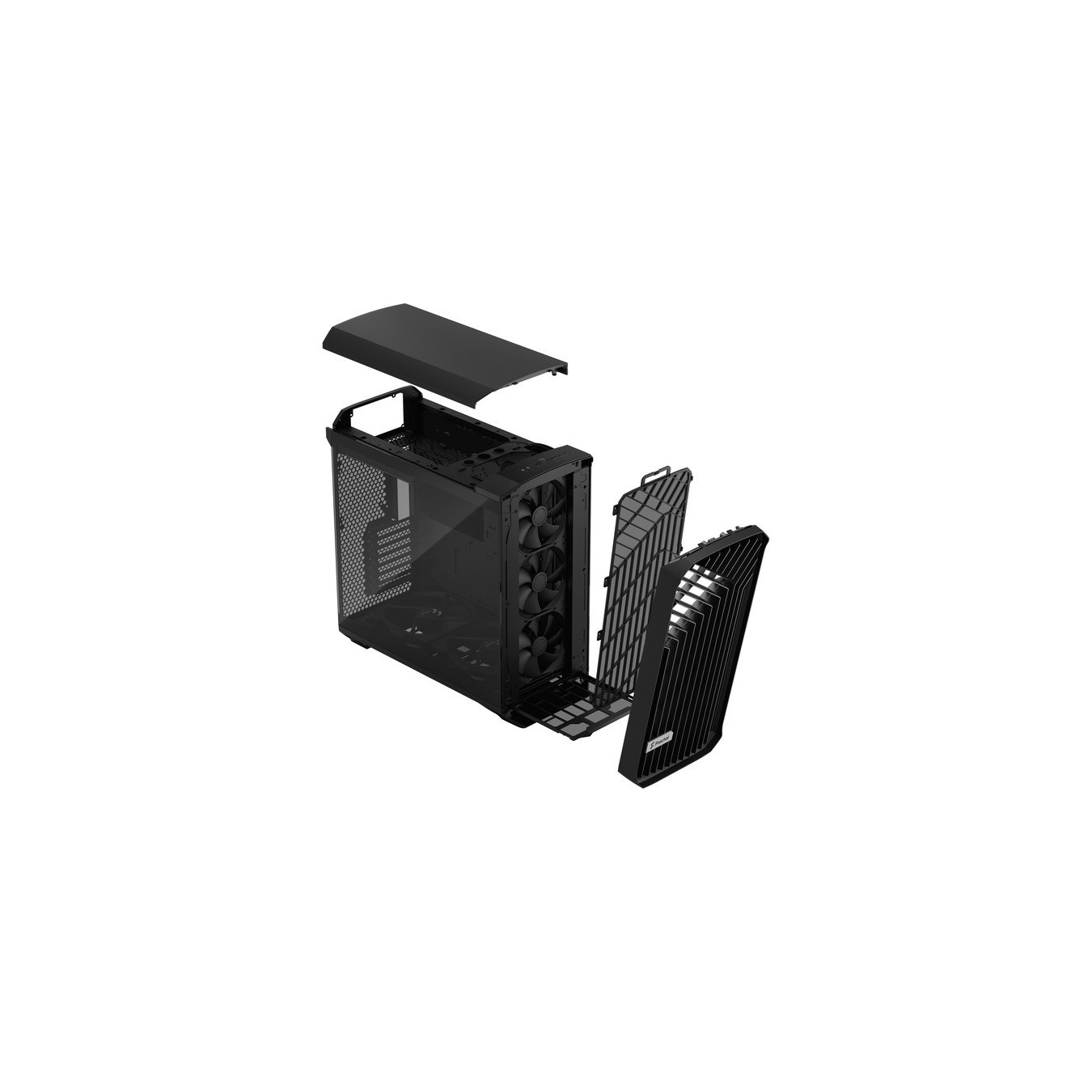 Torrent Black TG Light Tint, Tower Case — Buy in Cyprus with Fast Delivery