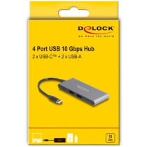 4 Port USB Type-CTM Hub mit 2 x USB Typ-A und 2 x USB Type-CTM 10 Gbps, USB-Hub — Buy in Cyprus with Fast Delivery
