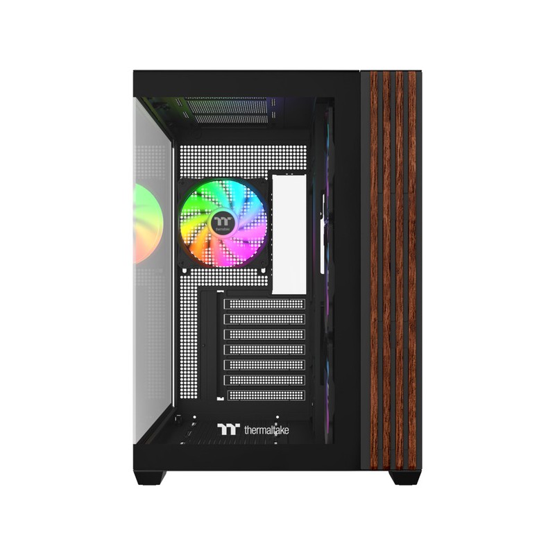 Thermaltake View 380 WS ARGB Mid Tower Chassis - Black/Wood - CA-1Z2-00M1WN-WS (Boxed) — Buy in Cyprus with Fast Delivery