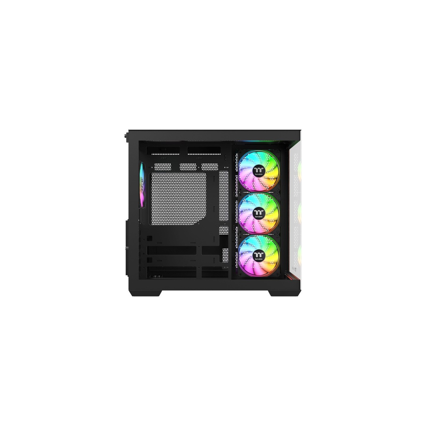 Thermaltake View 380 WS ARGB Mid Tower Chassis - Black/Wood - CA-1Z2-00M1WN-WS (Boxed) — Buy in Cyprus with Fast Delivery