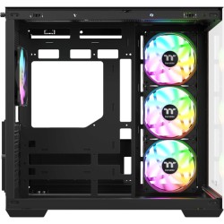 Thermaltake View 380 WS ARGB Mid Tower Chassis - Black/Wood - CA-1Z2-00M1WN-WS (Boxed) — Buy in Cyprus with Fast Delivery