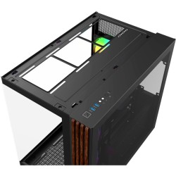 Thermaltake View 380 WS ARGB Mid Tower Chassis - Black/Wood - CA-1Z2-00M1WN-WS (Boxed) — Buy in Cyprus with Fast Delivery