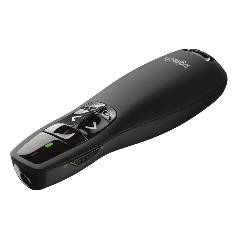 Buy Logitech Wireless Presenter R400 - 910-001356 - Black, 2.4 GHz RF, Red Class... in Cyprus, Nicosia, Limassol, Larnaka, Pafos