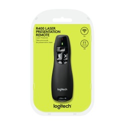 Buy Logitech Wireless Presenter R400 - 910-001356 - Black, 2.4 GHz RF, Red Class... in Cyprus, Nicosia, Limassol, Larnaka, Pafos