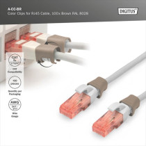 Color clips for patch cables, cable clip — Buy in Cyprus with Fast Delivery