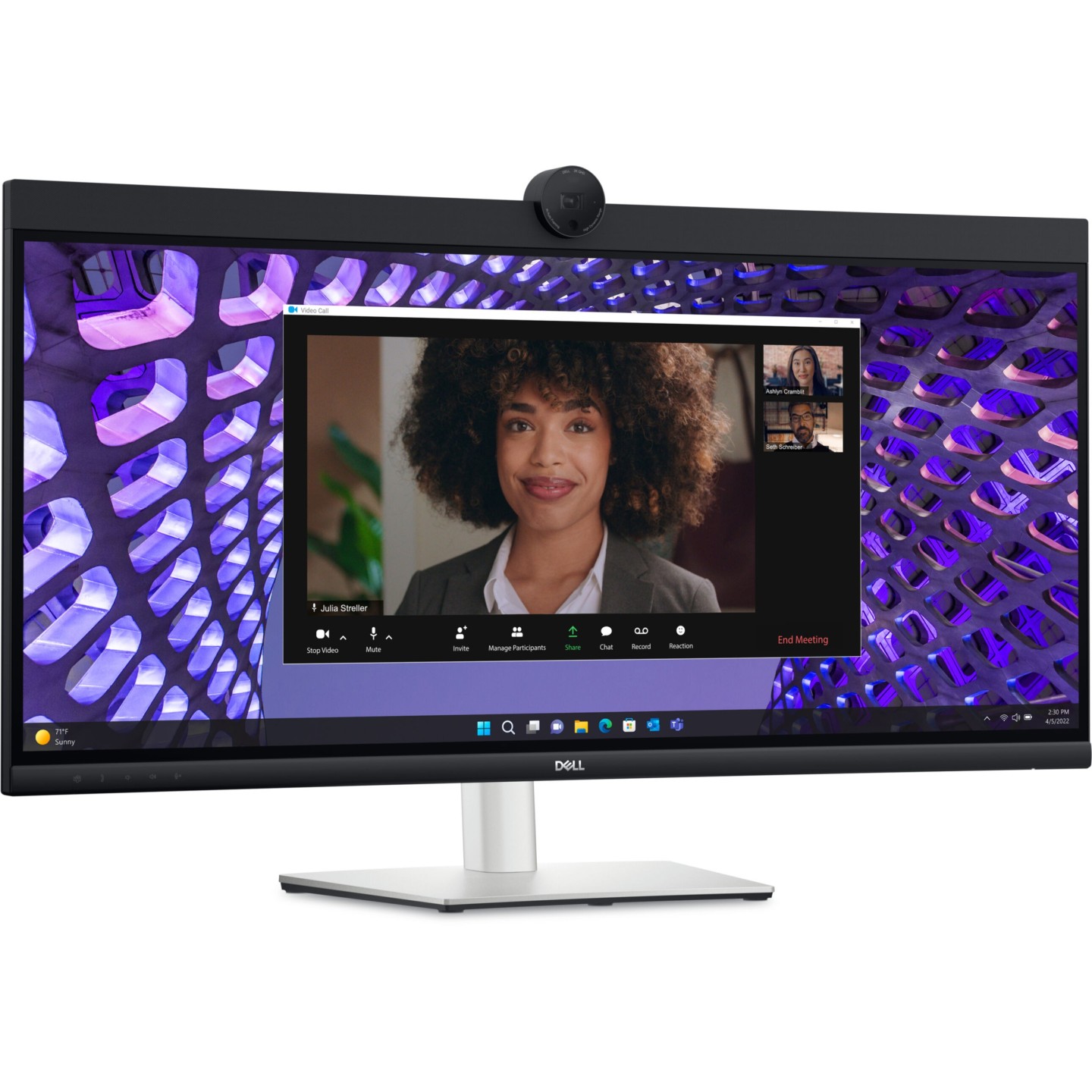 Dell P3424WEB 34" UWQHD Curved IPS Monitor w/ Webcam - 3440x1440 60Hz (Boxed) — Buy in Cyprus with Fast Delivery