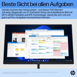 Buy HP E27 G5 Monitor - 6N4E2AA ABB - 27inch FHD IPS, 75Hz, 5ms, HDMI/DisplayPor... in Cyprus, Nicosia, Limassol, Larnaka, Pafos