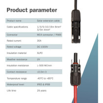 Solar cable extension Ø 6mm2 PV 1,500Volt — Buy in Cyprus with Fast Delivery