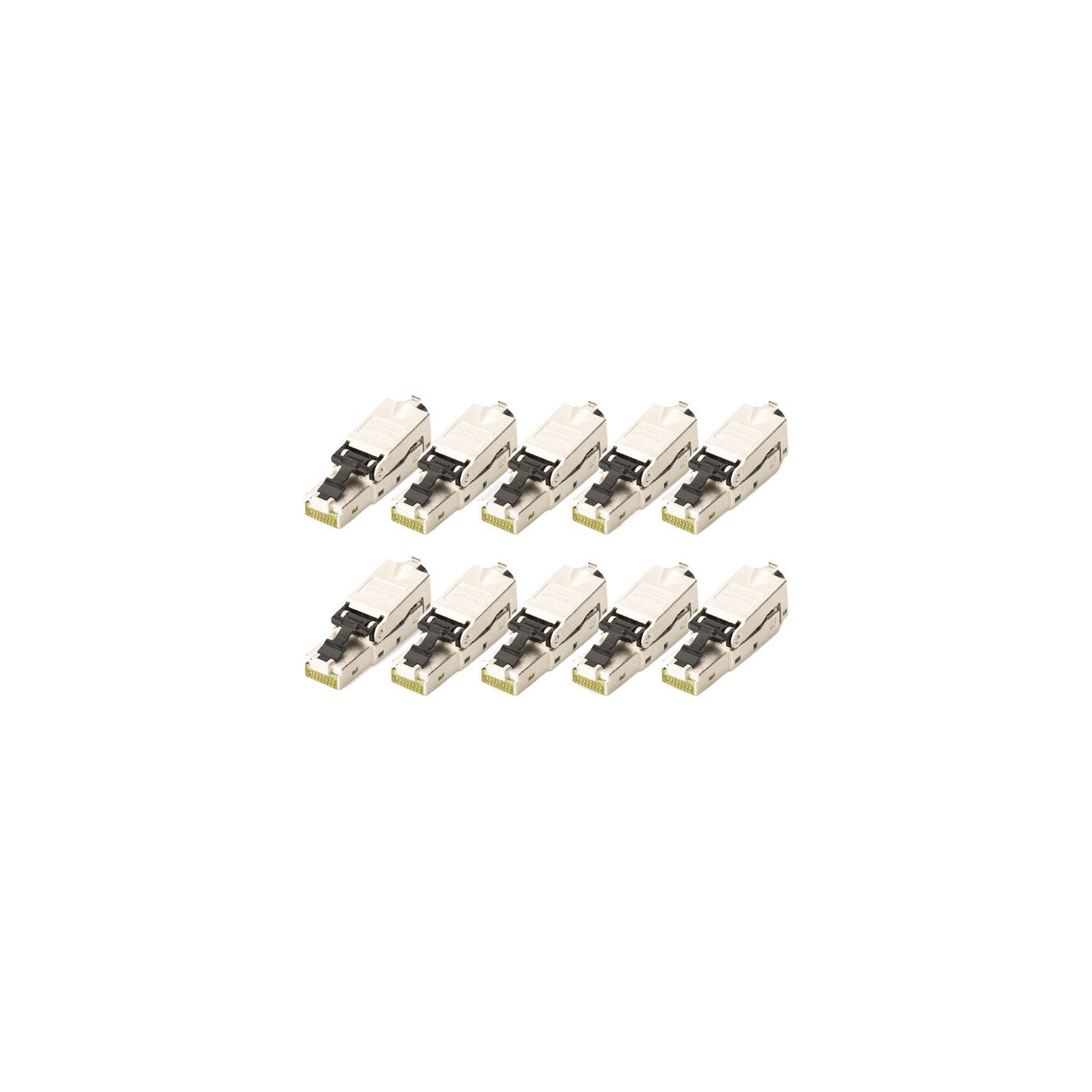 CAT.6a field plug STP dust cap kink protection, 10 pieces — Buy in Cyprus with Fast Delivery