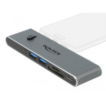 Dual USB Type-C mit HDMI USB 3.2 SD PD 3.0, Dockingstation — Buy in Cyprus with Fast Delivery