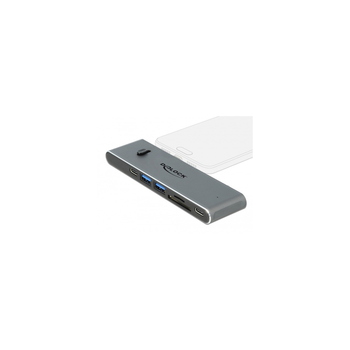 Dual USB Type-C mit HDMI USB 3.2 SD PD 3.0, Dockingstation — Buy in Cyprus with Fast Delivery