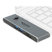 Dual USB Type-C mit HDMI USB 3.2 SD PD 3.0, Dockingstation — Buy in Cyprus with Fast Delivery