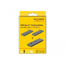 Dual USB Type-C mit HDMI USB 3.2 SD PD 3.0, Dockingstation — Buy in Cyprus with Fast Delivery
