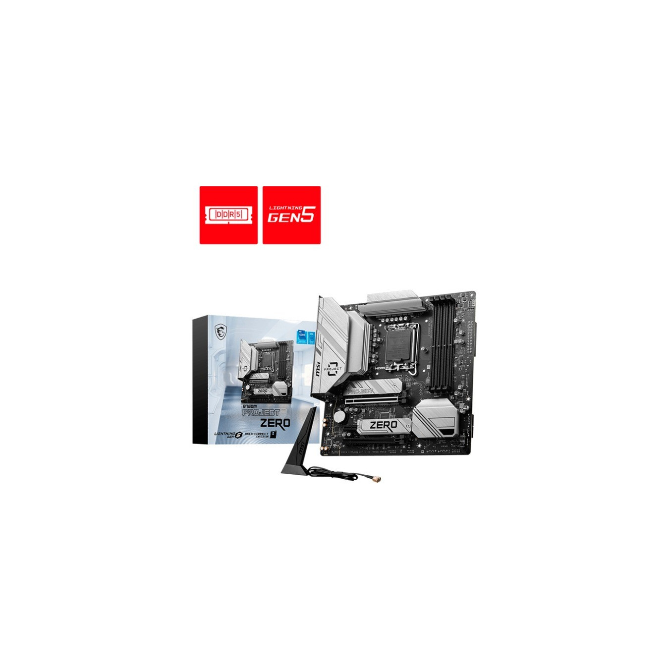 B760M PROJECT ZERO, Mainboard — Buy in Cyprus with Fast Delivery