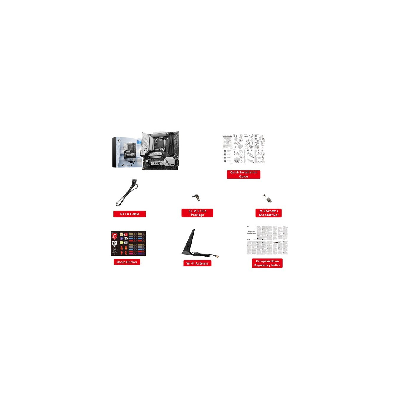 B760M PROJECT ZERO, Mainboard — Buy in Cyprus with Fast Delivery