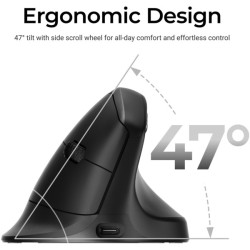 Keychron M5 Wireless 8K Ergonomic Mouse - Black (Boxed) — Buy in Cyprus with Fast Delivery