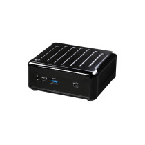 ASRock 4X4 BOX - 5600U - Black Barebone Mini PC, AMD Ryzen 5 5600U 2.3–4.2GHz, up to 64GB DDR4, M.2 & SATA, HDMI+DP