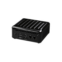 ASRock 4X4 BOX - 5600U - Black Barebone Mini PC, AMD Ryzen 5 5600U 2.3–4.2GHz, up to 64GB DDR4, M.2 & SATA, HDMI+DP