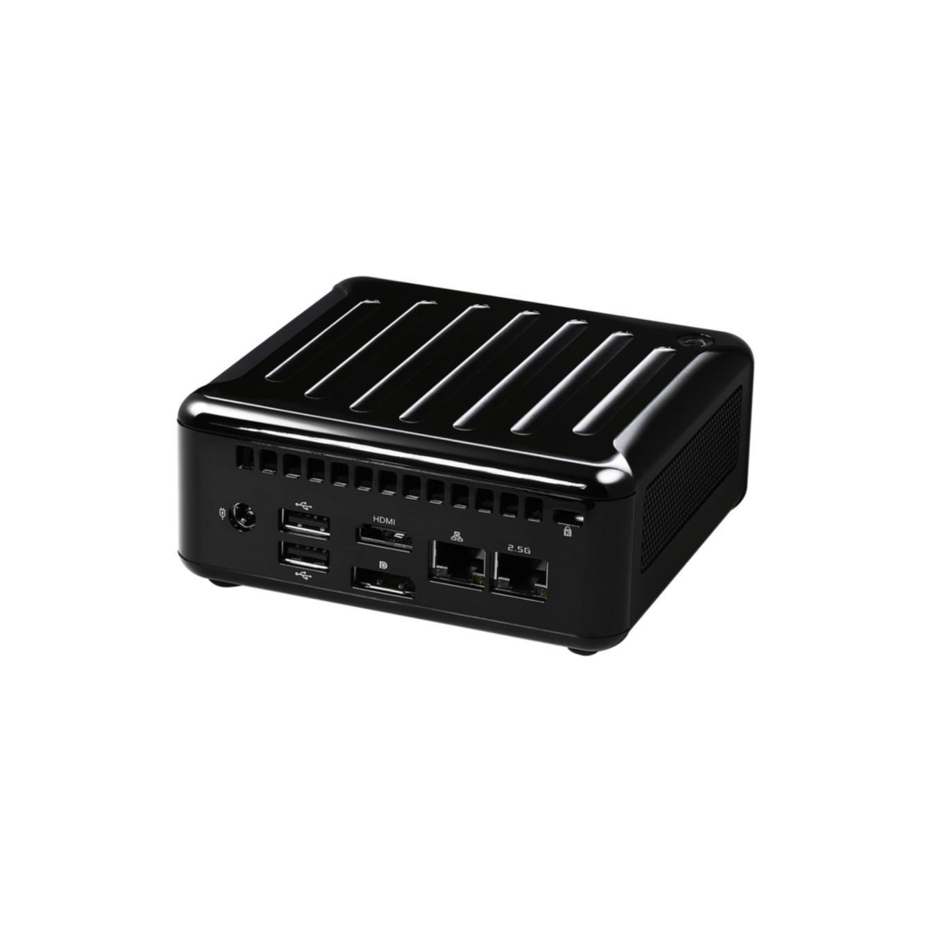 ASRock 4X4 BOX - 5600U - Black Barebone Mini PC, AMD Ryzen 5 5600U 2.3–4.2GHz, up to 64GB DDR4, M.2 & SATA, HDMI+DP