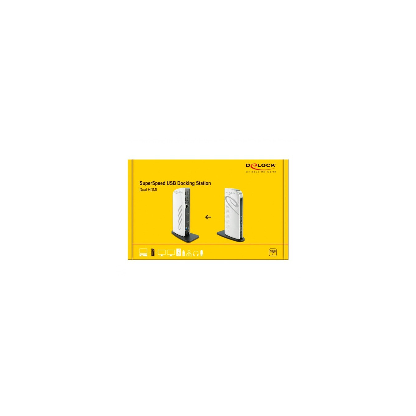 USB Dockingstation Dual HDMI Full-HD USB 3.2 LAN Audio — Buy in Cyprus with Fast Delivery