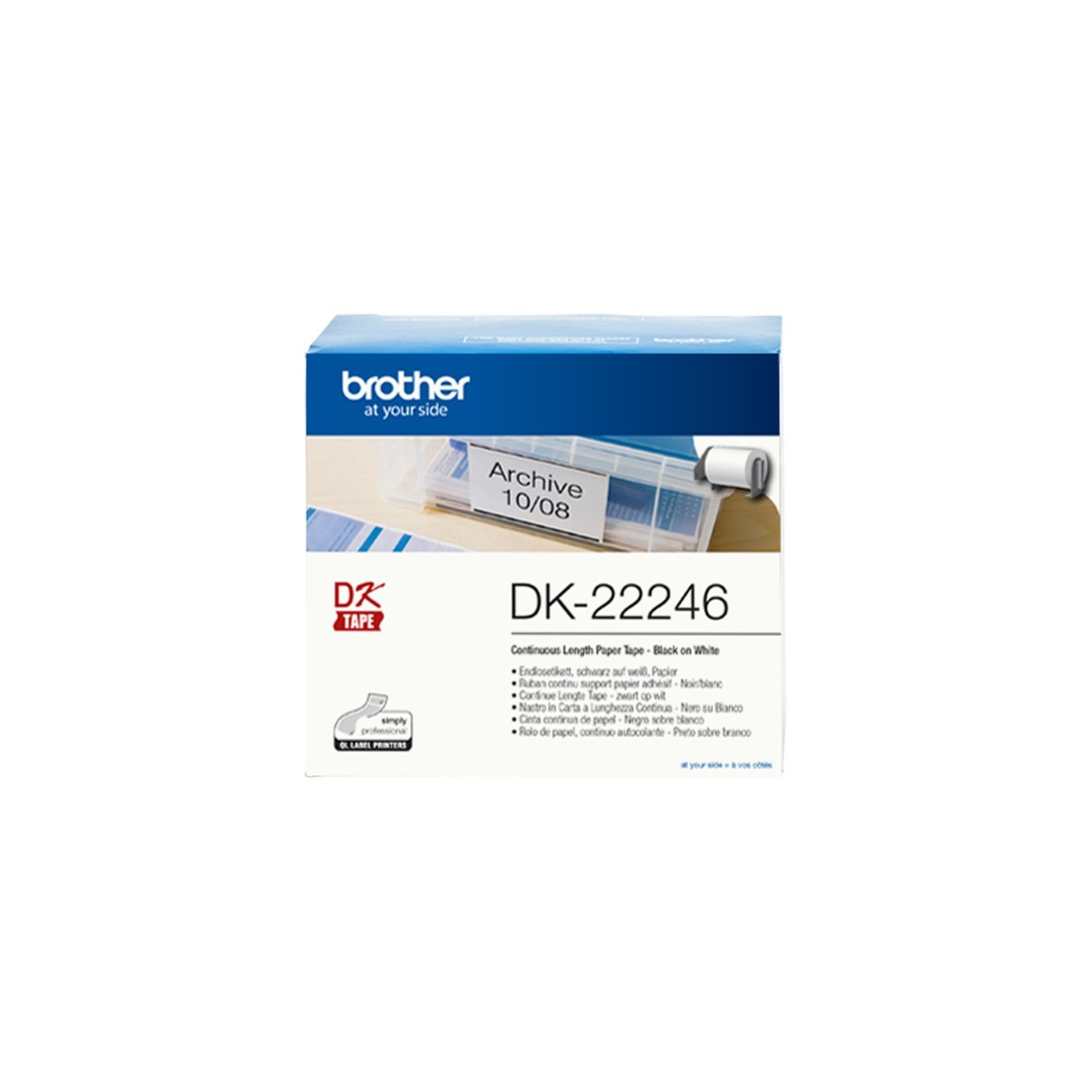 Continuous labels DK-22246 — Buy in Cyprus with Fast Delivery