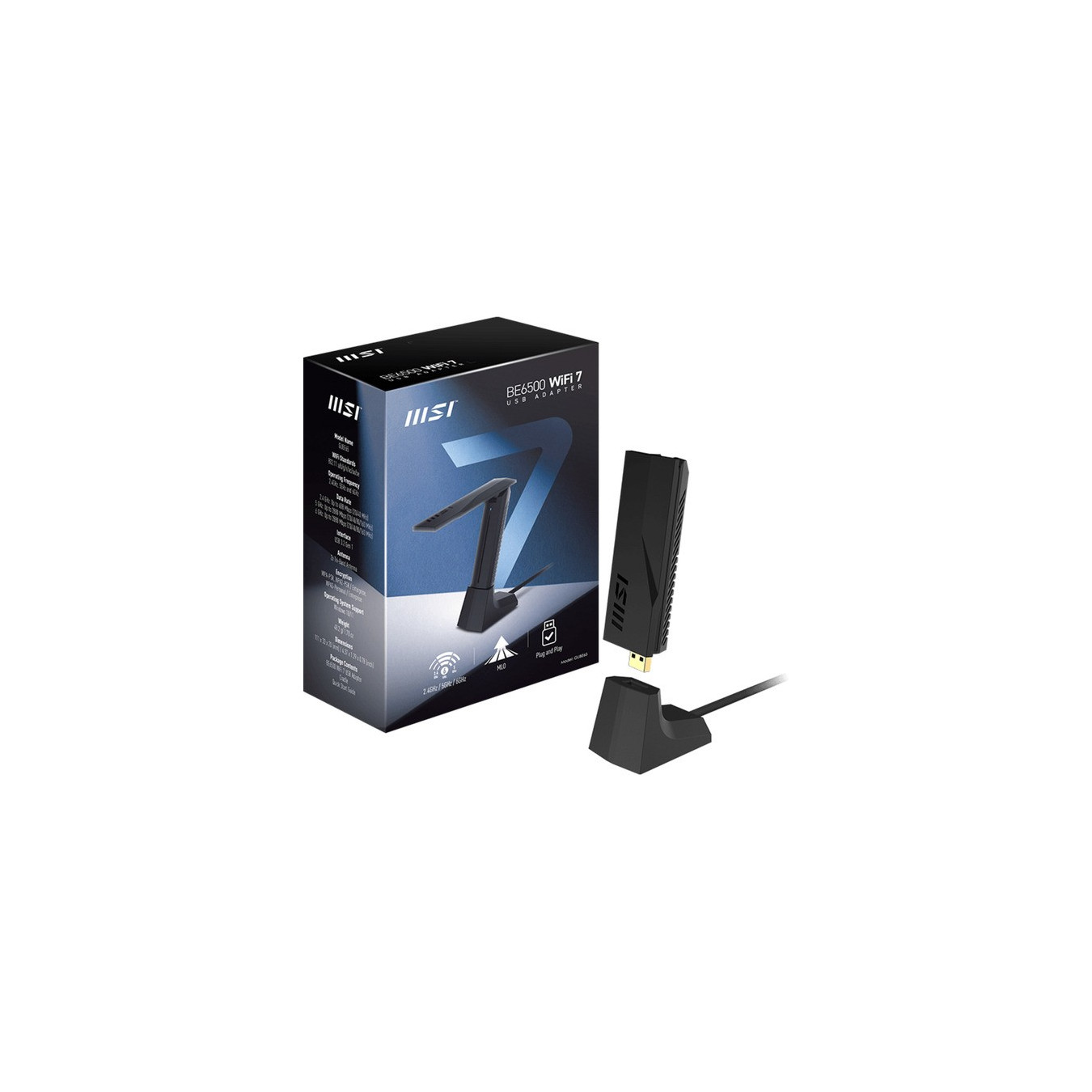BE6500 WiFi 7 USB Adapter, WLAN-Adapter — Buy in Cyprus with Fast Delivery