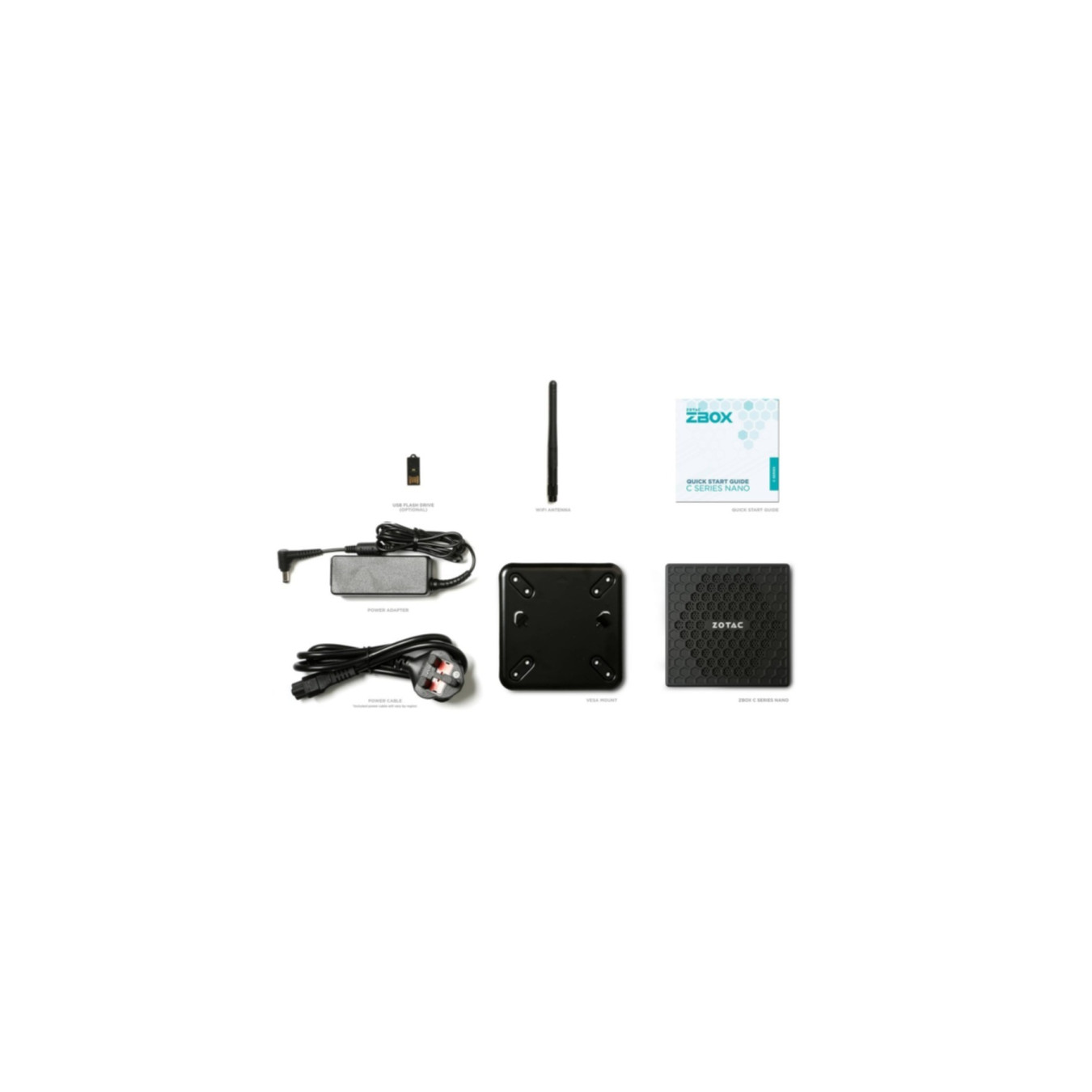 ZOTAC ZBOX CI337 Nano - Barebone - Intel N-Series, Passive-Cooled, Black Mini-PC — Buy in Cyprus with Fast Delivery