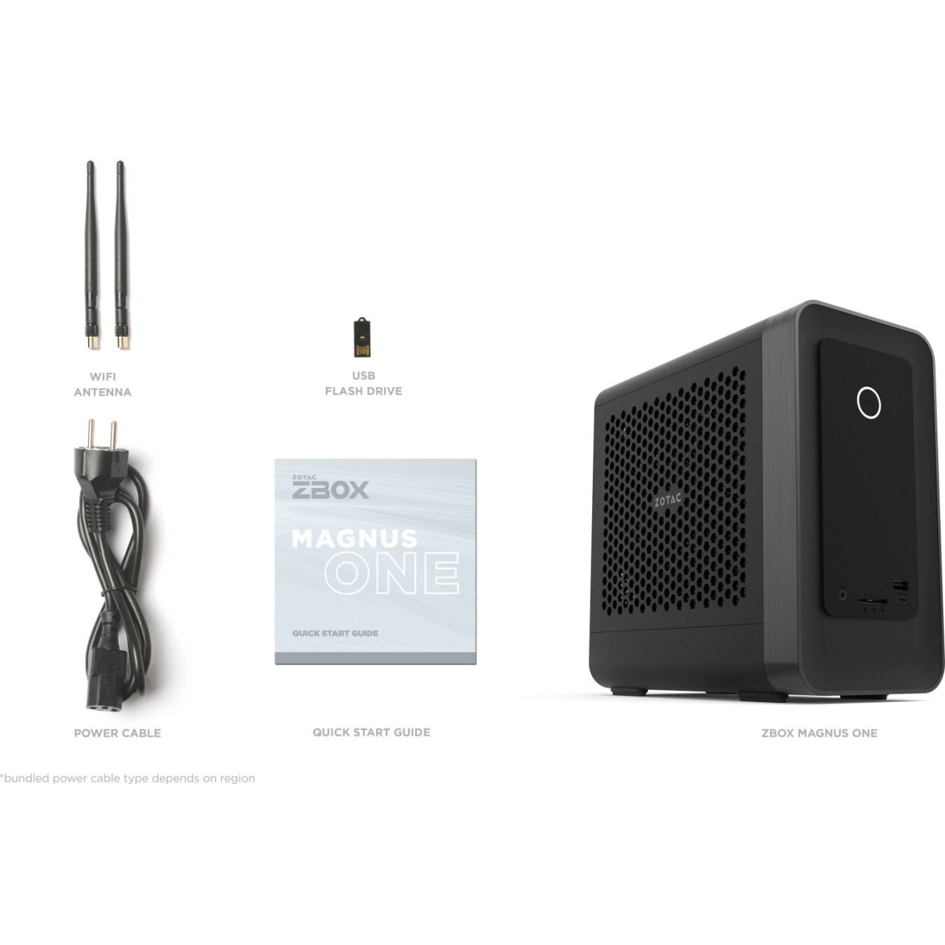 ZOTAC ZBOX MAGNUS EU275070C - Barebone Mini-PC - Compact Air-Cooled Chassis for Custom RAM/Storage